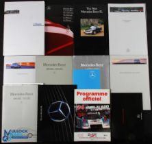 Mercedes-Benz Sales brochures/Price lists, a good collection of 10 paperback publications to include