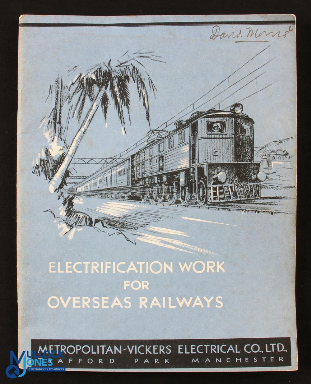 Metropolitan-Vickers, Trafford Park, Manchester c1930 - Electrification For Overseas Railways