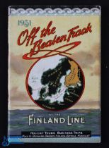 Off The Beaten Track by The Finland Line 1931 - detailing their Holiday Tours (Cruises) and Business