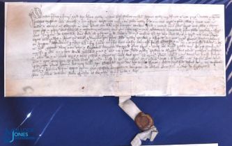 Derbyshire - Iridgehay 1547. A grant by Alice Mellor, widow of Thomas Mellor, of all her lands,