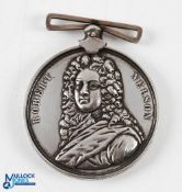 Bath - Blue Coats School Medal 1856. "The Brodrick Medal awarded to John Bruton, medal dia. 44mm (