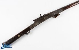 India & Punjab - Indian matchlock rifle (torador) scarce Sikh matchlock made during the reign of