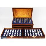 Danbury Mint Complete United States 56 State Quarters Treasure Chest Collection set of
