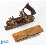 Vintage Wood Working Tool Stanley No.45 B Combination Plane, with a selection of cutters, in their