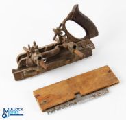 Vintage Wood Working Tool Stanley No.45 B Combination Plane, with a selection of cutters, in their