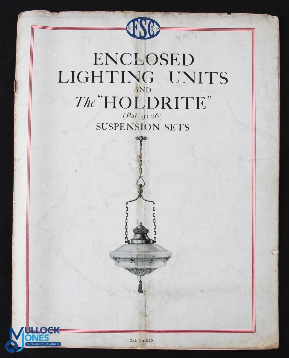 The Holdrite c1920s Sales Brochure - 16 page catalogue of Art Nouveau hanging lamps of every