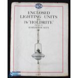 The Holdrite c1920s Sales Brochure - 16 page catalogue of Art Nouveau hanging lamps of every
