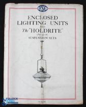 The Holdrite c1920s Sales Brochure - 16 page catalogue of Art Nouveau hanging lamps of every