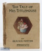 Book - First Issue of Beatrix Potter The Tale of Mrs Tittlemouse, F Warne & Co, 1910 first