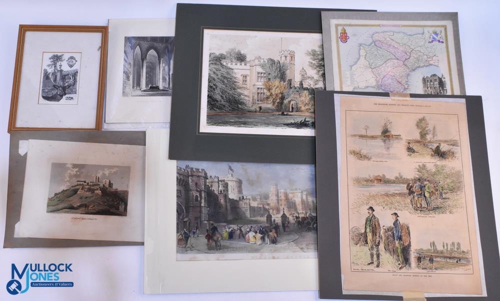 Quantity of Engravings & Prints 18th & 19th century - 2x Boxes - Image 4 of 4