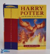 J K Rowling - Harry Potter and the Order of the Phoenix, 2003, first edition, as stated on copyright