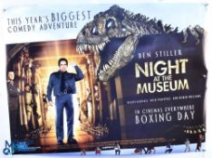 Movie / Film Poster 2006 Night at the Museum 40x30" approx., kept rolled, creasing in places - ex