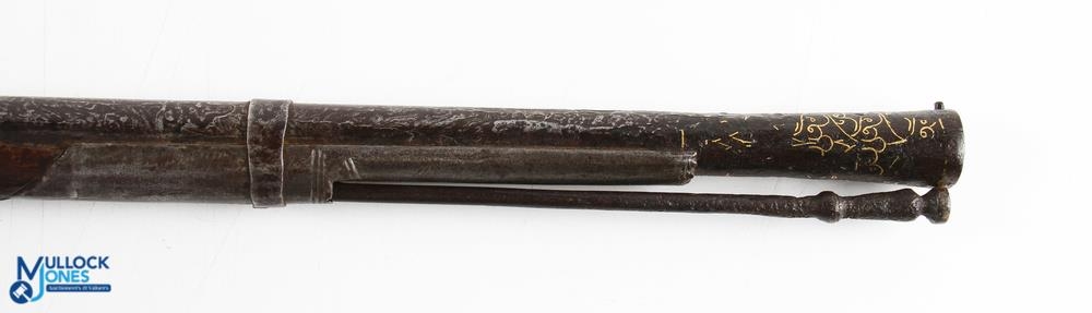 India & Punjab - Indian matchlock rifle (torador) scarce Sikh matchlock made during the reign of - Image 7 of 7