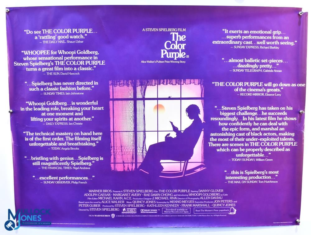 Movie / Film Poster - 1986 The Colour Purple 40x30" approx., kept rolled, creasing in places - ex