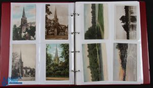 A Collection of Topographical Postcards most are London Wimbledon related, printed and real photo