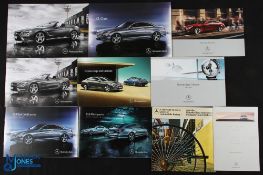 Mercedes-Benz Sales Brochures/Price lists, a good collection of 10 paperback publications to