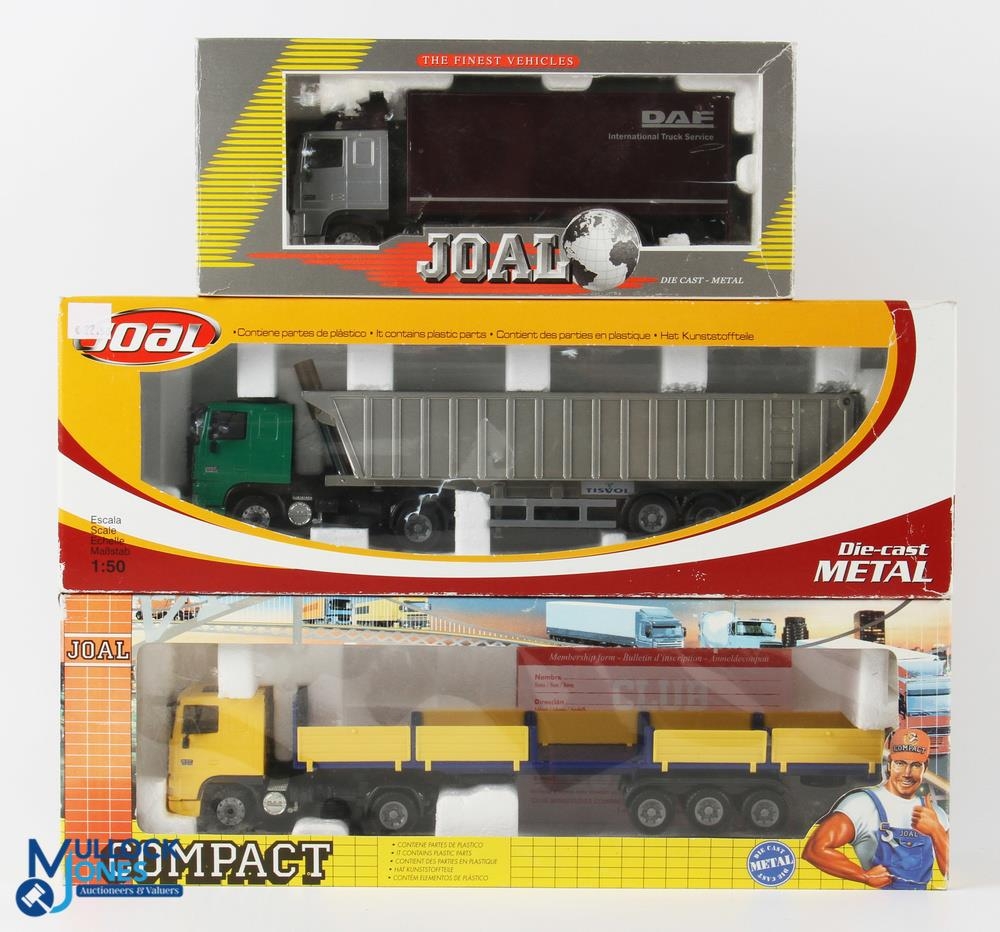 Joal DAF 95XF Diecast Toys (3) to incl' ref 347, ref 351, and 354 - all boxed - box