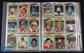 1977/78 Topps Football Cards a collection of 361 with no duplicates, in mixed condition F-G