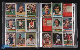1976/77 Topps Football Cards a collection of 300 with no duplicates, in mixed condition F-G