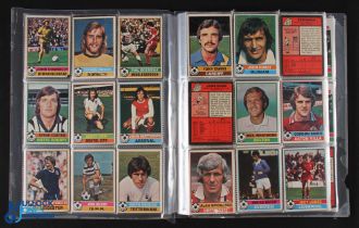 1976/77 Topps Football Cards a collection of 300 with no duplicates, in mixed condition F-G