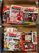 Manchester United Football Home Programme Collection, a mixed lot to cover years of 2010-2014 of