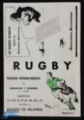 Rare 1952 Combined 'B' XV (Argentina) v Ireland Rugby Programme: Stunning & sought-after from the