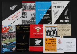 NZ Maoris On Tour Rugby Programmes (8): To Fiji 1979, large issue; and in Wales 1982 v Llanelli,