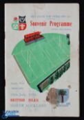 Scarce 1950 British & I Lions v N Auckland Rugby Programme: Some wear and marks, but generally