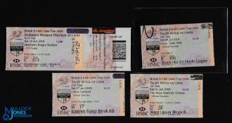 2009 British & I Lions in NZ Rugby Tickets 2nd Lot (4): All three tests & the Western Province clash