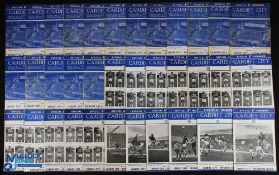 Collection of Cardiff City home match programmes 1948/49 (2), 1950/51 (2), 1951/52 (3), 1952/53 (3),