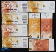 2001 British & I Lions in Australia Rugby Tickets (8): Some fading, one faded, others good, for