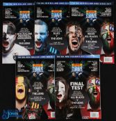 2017 British & I Lions Rugby Programmes (5): The large-format, packed & colourful issues from NZ for