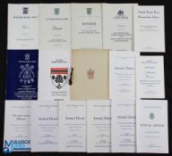 Scottish Interest Rugby Dinner Menus (16): For England 1982, Japan 1986, Australia 1988 & the IRB/