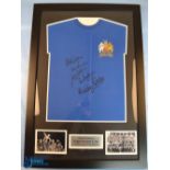 Manchester United Football Club 1968 European Cup Final shirt signed by five including Nobby Stiles,