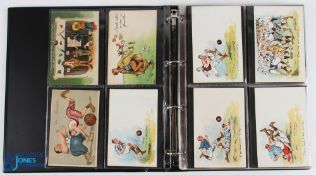 Quantity of Football Postcards (#120) features some early examples, mostly humorous from Valentine's