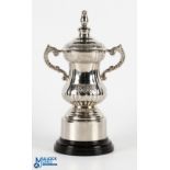 Silver replica of the FA Cup produced by S Watkins, size approx. 22cm height