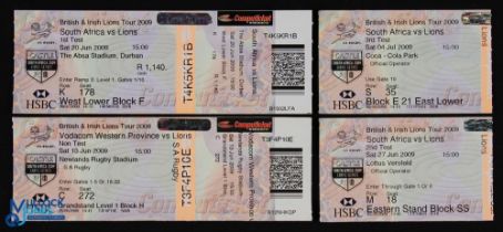 2009 British & I Lions in NZ Rugby Tickets 1st Lot (4): All three tests inc unused full ticket for