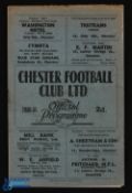 1950/51 Chester v Shrewsbury Town Div. 3 (N) Xmas day 1950 match programme; good. (1)