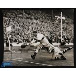 1958 RL Challenge Cup Dramatic Photograph: Wigan beating Workington 13-9 in the Challenge Cup