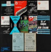1945-82 NZ in Wales etc Rugby Programmes (11): Great selection, the earliest pair a little foxed,