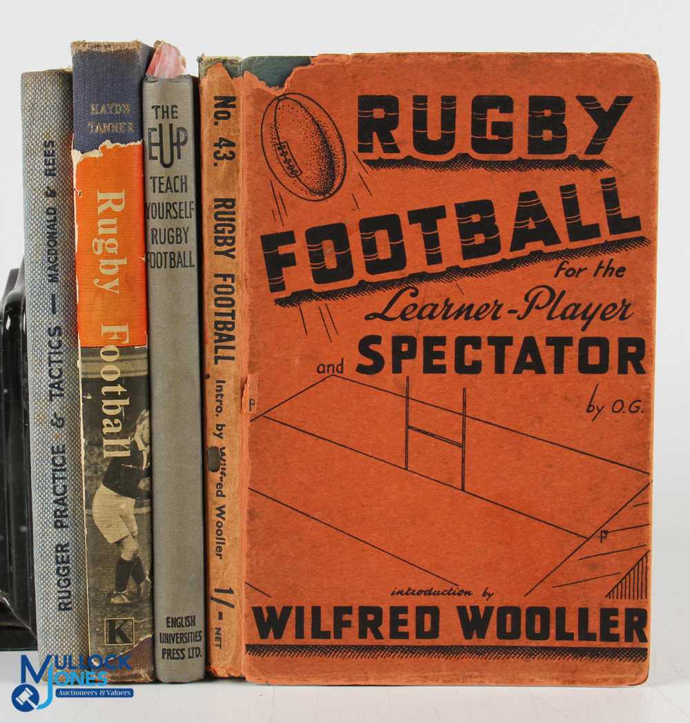 Vintage Rugby Book Quartet (4): Rare mid-1930s, s/b with good cover & Wilf Wooler introduction,