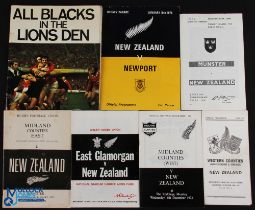 NZ in the UK etc 1972-3 Rugby Programmes (7): v Western Counties, Midland Counties (v both East &