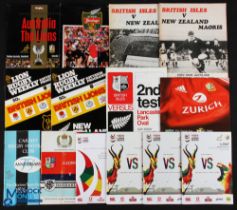 1977-2021 British & I Lions Rugby Programmes (14): In NZ 1977, Tests 1, 2 & 4 plus v Wellington