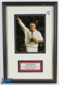 1985 Wayne Rooney England Youngest Goal Scorer Sign Photograph, well mounted with a strong signature