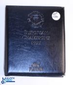 Manchester United the Treble 1999 Futera Platinum Collection Album, all complete G + condition. 14