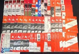 Collection of Arsenal home programmes 1946/47 Aston Villa, Huddersfield Town, Colchester Utd (