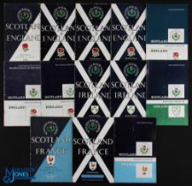 1950s/60s Scotland Homes Rugby Programmes (13): Splendid selection, v England 1958, '60(2), '62, '