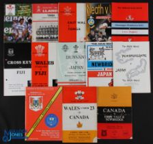 1962-1998 'Minor' Tourists in Wales Rugby Programmes (13): Argentina Wales 'A' 1998; Canada v E