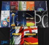 Collection of big match programmes European Champions Cup Final 2003, 2007; UEFA Cup Finals 2001