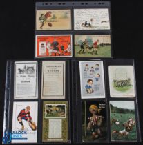 Scarce 20th Century Rugby Postcard Selection (24): Lovely wide selection of colourful, often